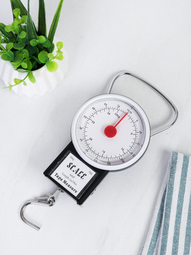 Весы безмен 32 кг круглые / 32KG /уп 100/