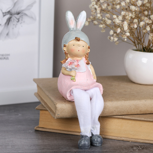 Фигурка Мальчик/Девочка висячие ножки / TD-113 /уп 2/240/