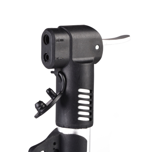 Велонасос COMIRON BEE 1, алюминиевый, телескопический, Presta и Schrader, 27*230мм, 6 бар, шток 8мм,  вес 155 г./уп 100/