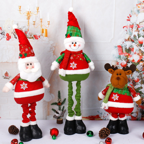 Новогоднее украшение Олень на телескопических ножках 40/70см / HS2022 /уп 36/