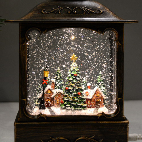 Светильник настольный новогодний 14х8х27 см / NG206-29 /уп 12/ музыкальный