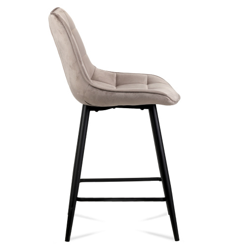 Стул барный SB-006 Светло-коричневый Velvet G062-13 / GBAR8060A-1 /уп 2/