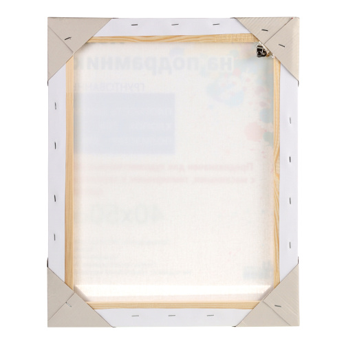 Холст 40х50 грунтованный на подрамнике для рисования 