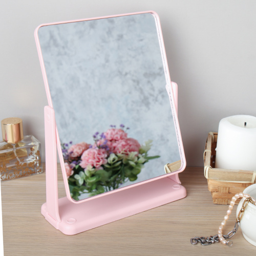 Зеркало настольное 20 см / 1042 /уп 60/микс