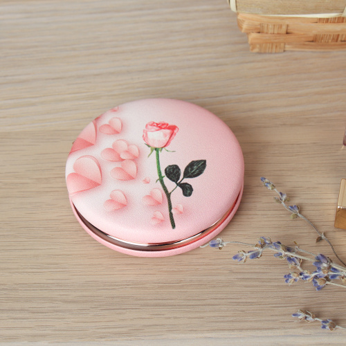 Зеркало карманное 7 см / MB-25 /уп 12/300/ 