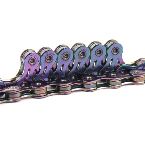 Велосипедная цепь SUMC 11 speed SX11SL Rainbow 1/2"x11/128" 116L ГОСТ 30442-97 ISO 9633/уп 25/