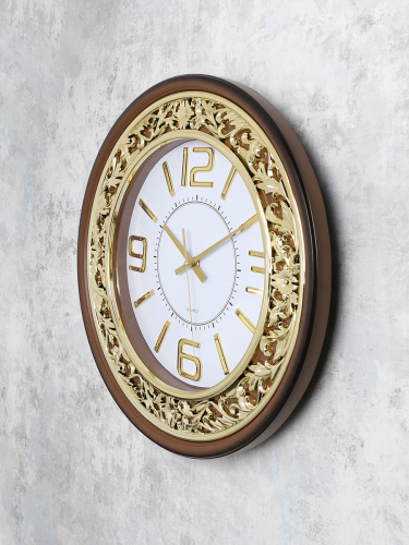 Часы настенные 38 см / WS-7160B /уп 10/