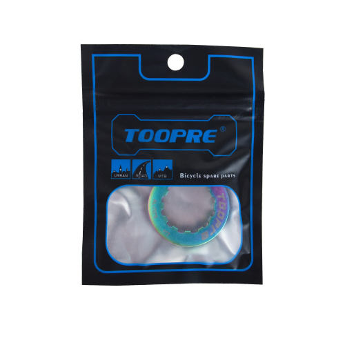 Крышка-фиксатор кассеты велосипеда. Размеры 35.4х35.4х7мм. TOOPRE CLC-01. Цветной /уп 30/