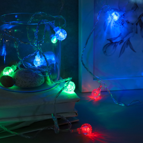 Гирлянда 4 м 20 LED / NEW17 /уп 100/разноцветный