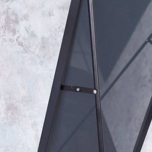 Зеркало в алюминиевой раме напольное/настенное 550х1650 / HLQW-AM09006 /уп 1/Небьющееся зеркало