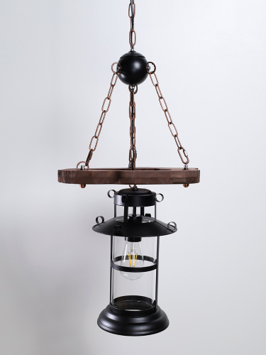 Люстра подвесная (100*39 см). В комплекте 1 лампа 5Вт LED, E27 / Rg15B / уп 1/Лофт