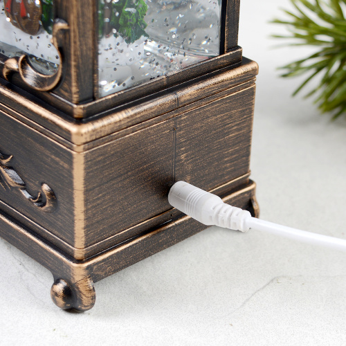 Светильник настольный новогодний 14х8х27 см / NG206-27 /уп 12/ музыкальный