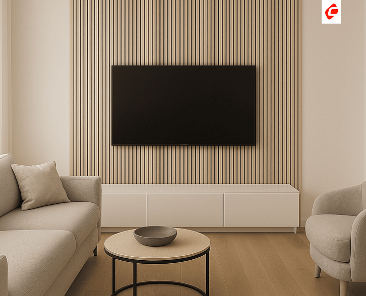 Панели в гостиную: красота и функциональность