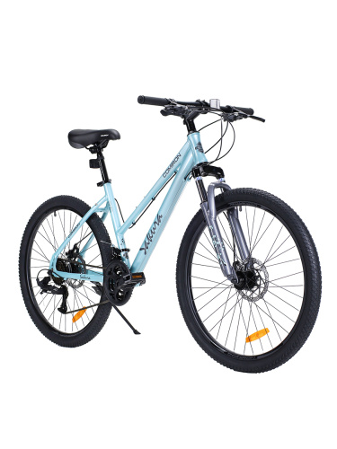 Велосипед 26" рама 17" 21sp COMIRON SAKURA голубой дымный