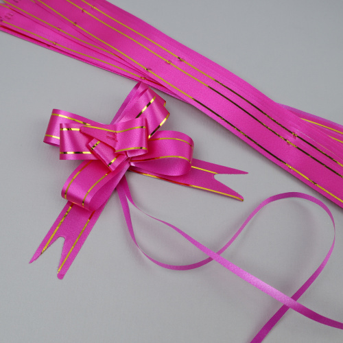 Бант подарочный ширина 12 мм 10 штук набор / W-100-12 /уп 20/1200/