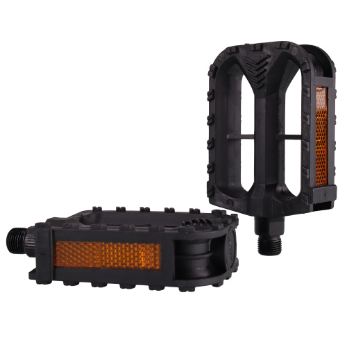 Педаль CITY MIXIEER MX-P633, полипропиленовый корпус чёрный, стальные подшипники, ось 2S, с рефлектором, 99х75мм, резьба 9/16, 1 пара. /уп 50/