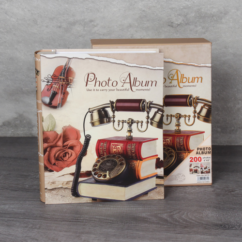 Фотоальбом 200 фото 10х15 Ретро / 9570 /уп 36/