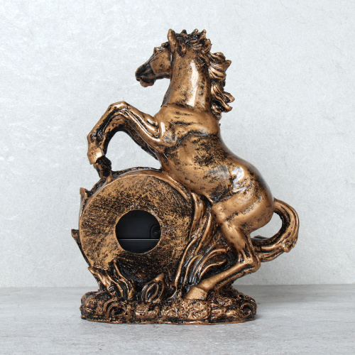 Часы статуэтка Лошадь 19 см / 3401A /уп 48/