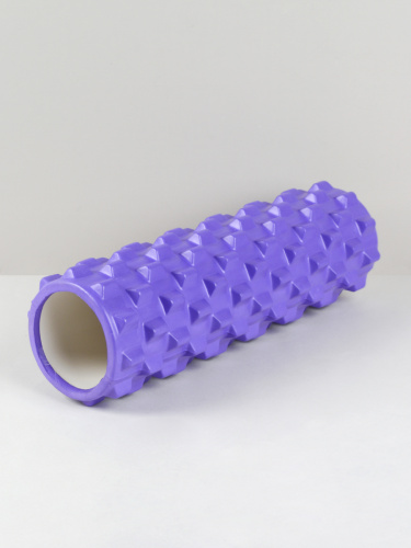 Ролик массажный спортивный Woohooo SHARP 45x14/ фиолетовый/уп10