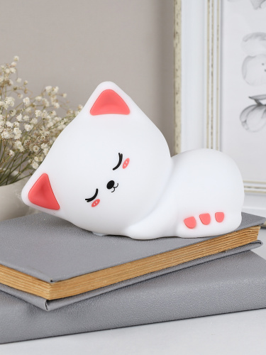 Светильник настольный 16,5х11,5 см Котик / CW182609-1 /уп 100/