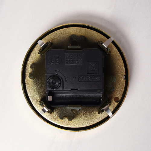 Часы статуэтка Павлин 35 см / 9024A /уп 16/белый