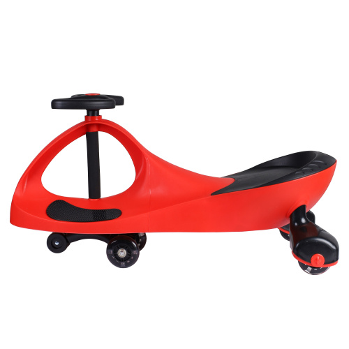 Толокар QT-8097 красный/светящиеся полиуретановые колеса 80 мм/уп5