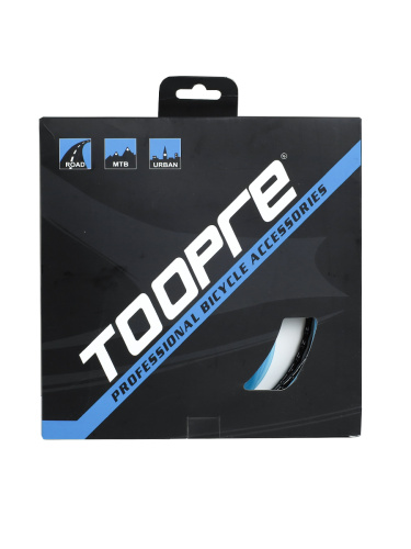 Комплект рубашка и направляющие велосипеда с технологией Fish Bons повышенной прочности. Рубашка/2 направляющие/наконечники/зажимы. TOOPRE.Черный