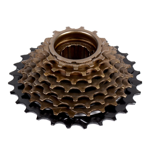 Трещотка MEGAWHEEL FWOEM8-14-28, 8S индексная, 14-28T, коричневая/28T ED чёрный /уп 50/