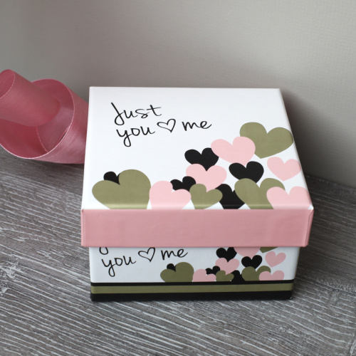 Коробка подарочная 9х9х5 см / S111-SY501 /уп 12/216/микс