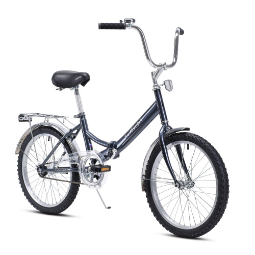 Велосипед 20" рама 14" 1sp KRYPTON ТОБОЛ складной серый