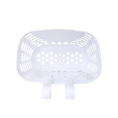 Корзина для детского велосипеда пластиковая белая. / 1DVMI-9 / уп  100 /