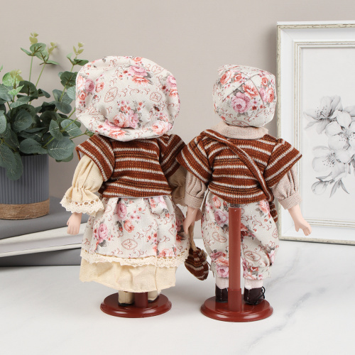 Сувенир коллекционный Мальчик и Девочка 2 штуки набор 31 см / 1213-1 /уп 24/644613