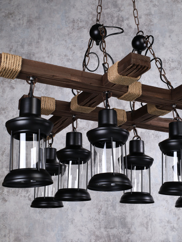 Люстра подвесная 8 ламп (68*100 см), Е14 / Rg24 / уп 1