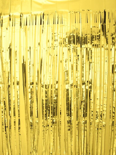 Дождь занавес 100x200 см золото / NGA-15 /уп 10/300/для фотозоны на клейкой ленте
