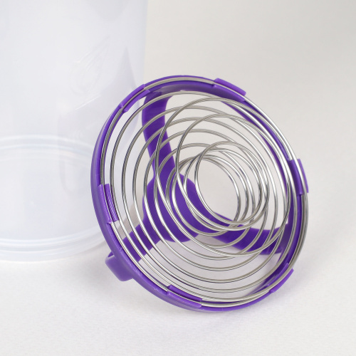 Бутылка/Шейкер СПАЙДЕР SHS-500 бело-синяя, для спортивного питания 500ML