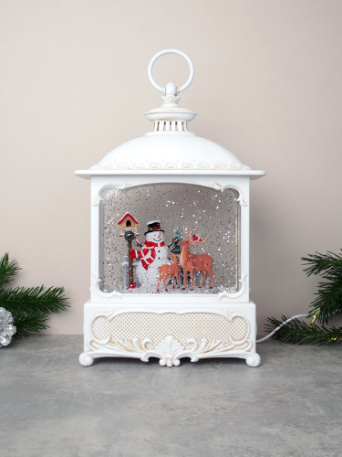 Светильник Новогодний светодиодный 18x8x27 см / WDL-24073B /уп 8/ музыкальный