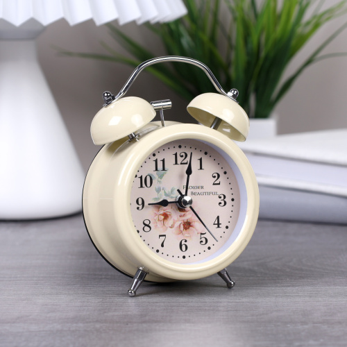 Будильник 12 см / 6025-1209 /уп 100/