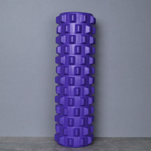 Ролик массажный спортивный Woohooo SHARP 45x14/ фиолетовый/уп10