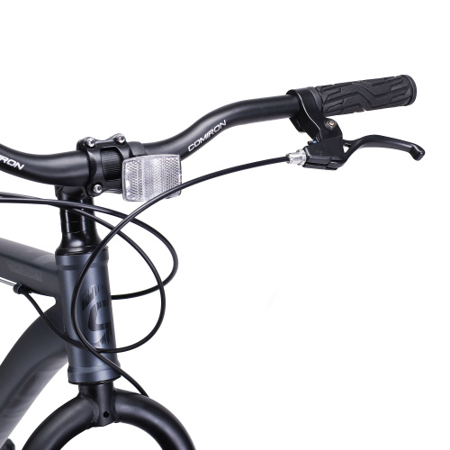 Велосипед фэт-байк 26"x4" рама 17" 1х10sp 11-42T COMIRON CHUBBY серый