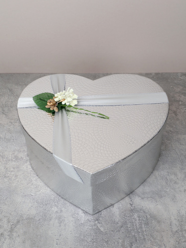 Коробка подарочная 3 штуки Сердце набор 22/19/16 / C2-2303 /уп 36/