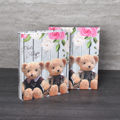 Фотоальбом 200 фото 10х15 Мишки / 9530 /уп 36/