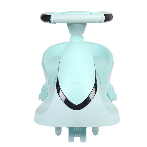 Толокар COMIRON QT-8098/светящиеся полиуретановые колеса 90 мм/ Голубой/уп4