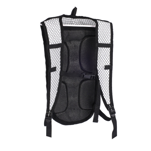 Рюкзак для гидратора спортивный BICYCLE SOUL отсек для воды на молнии. Размер 43*21см. Черный-белый /уп 60/