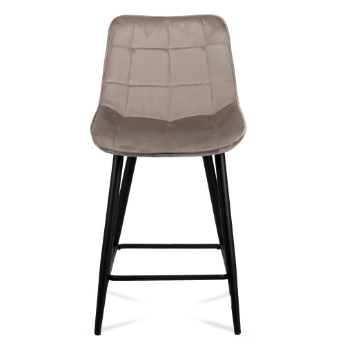 Стул барный SB-006 Светло-коричневый Velvet G062-13 / GBAR8060A-1 /уп 2/