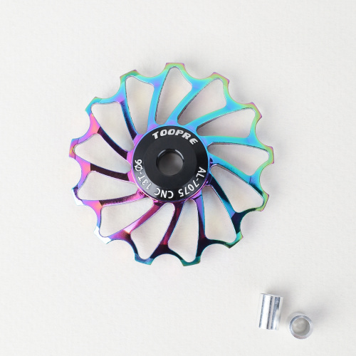 Ролик натяжителя заднего переключателя 13T . Алюминиевый. TOOPRE TL-13T-C/ цветной / уп100/