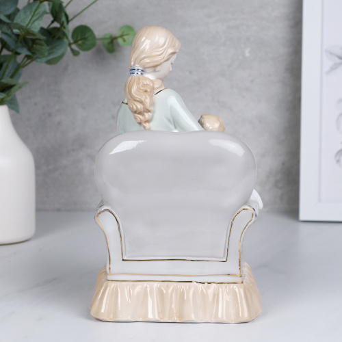 Статуэтка Дама с ребенком 28 см / HW-49 /уп 12/