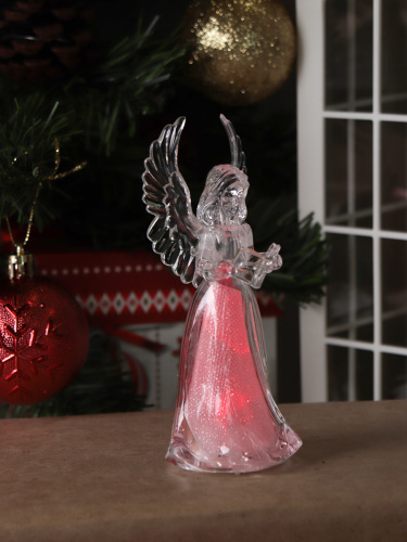 Свеча светодиодная Ангел 11,5 см / JS-0511 /уп 12/240/