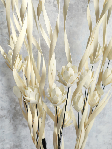 Сухоцвет набор 5 штук 160 см / WF-078 /уп 15/60/белый
