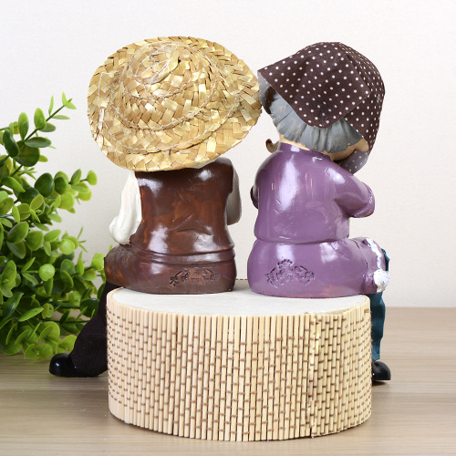 Фигурка Бабушка/Дедушка висячие ножки 2 штуки набор 13 см / 8642 /уп 48/