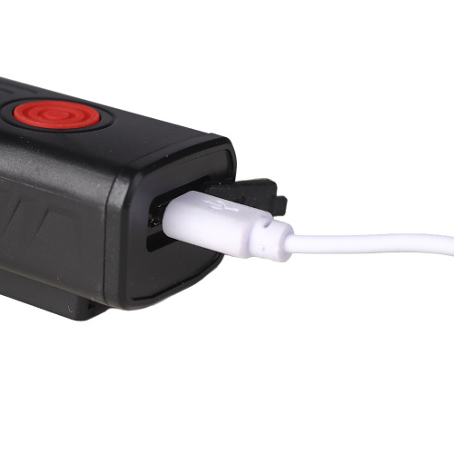 Фонарь передний COMIRON "FR21" корпус: ABS; свет: XPG LED, 400lm; аккумулятор 700 mAh, USB, влагозащищённый. /уп 125/500/